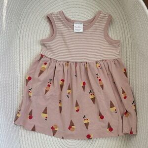 Hanna Andersson Pink Ice Cream Cone Dress